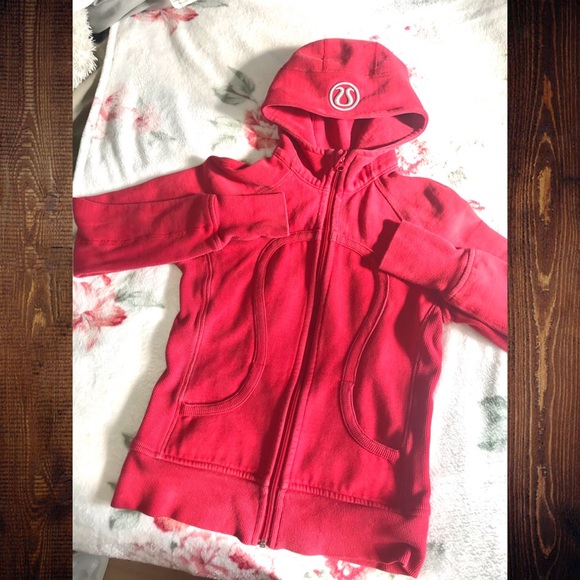 Coral Lululemon Scuba Hoodie - Picture 7 of 7